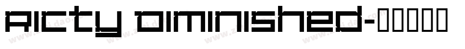 Ricty Diminished字体转换